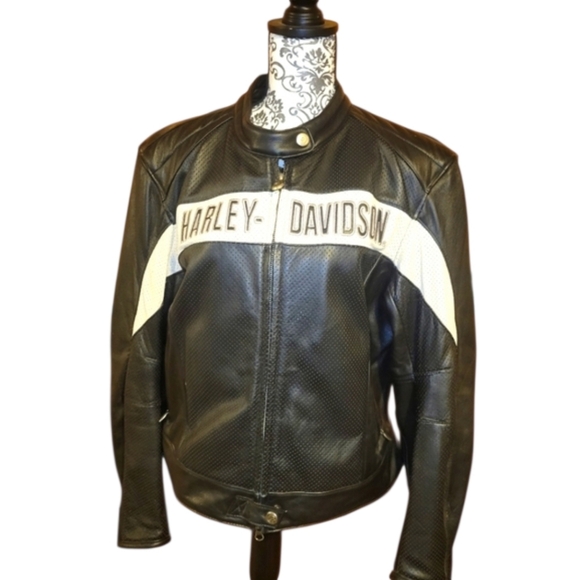 Harley-Davidson Jackets & Blazers - Harley-Davidson Women’s Perforated Leather Jacket – Size M – Model 97149-03VW